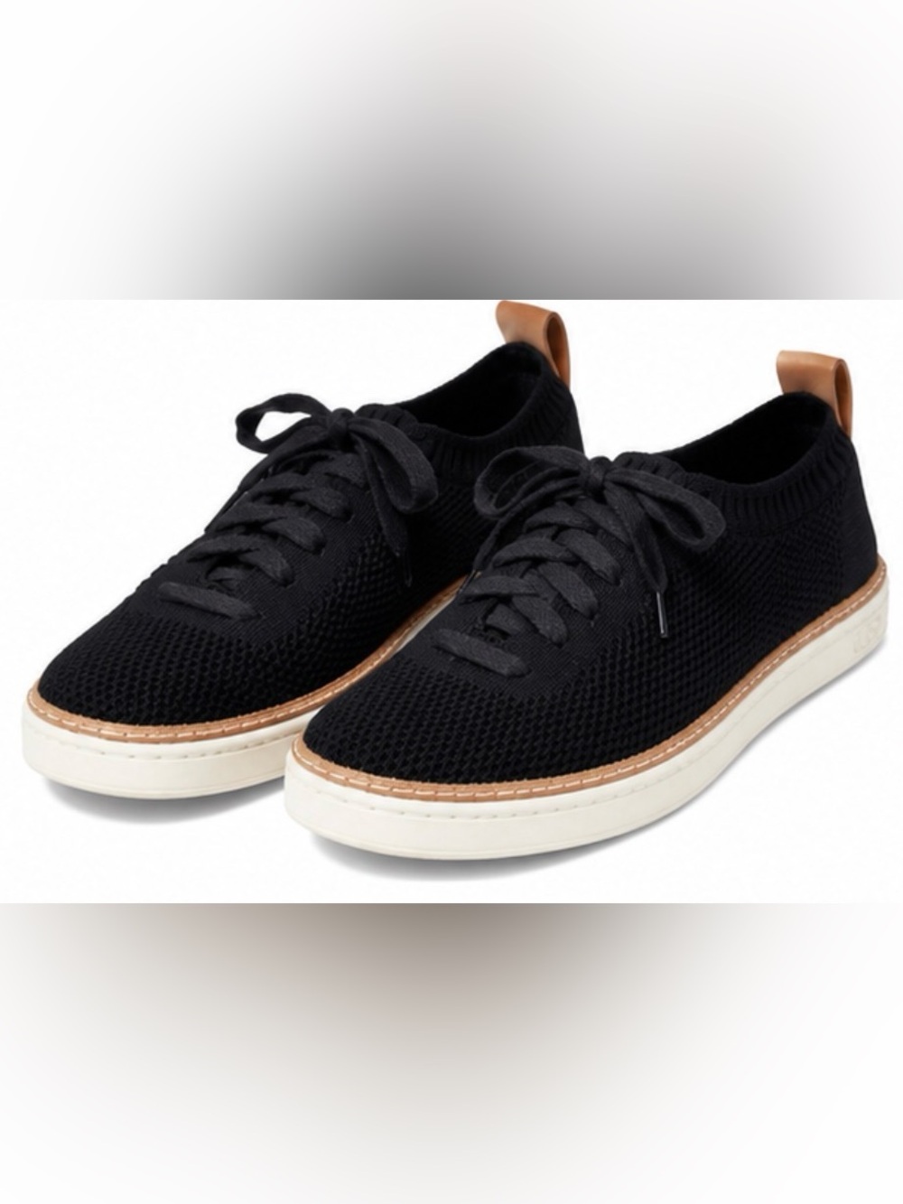 UGG black knit sneakers women’s size 8